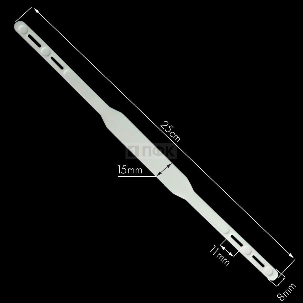 Штрипки цв белый (уп 500шт) Китай