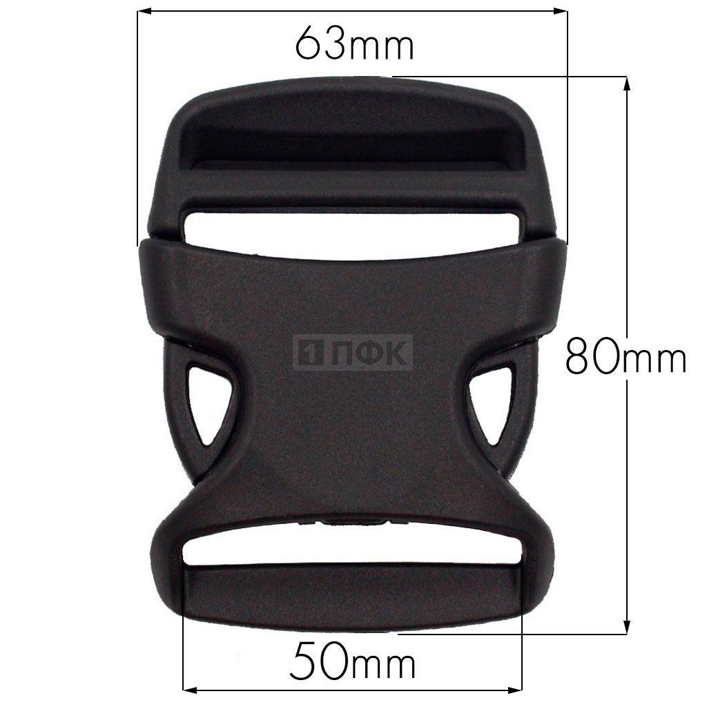 Фастекс Ф-50/6 (защелка-трезубец) ПФЛ 50мм цв черный (уп 1000шт) — ПФКР Фастекс Ф-50/6 (защелка-трезубец) ПФЛ 50мм цв черный (уп 1000шт)