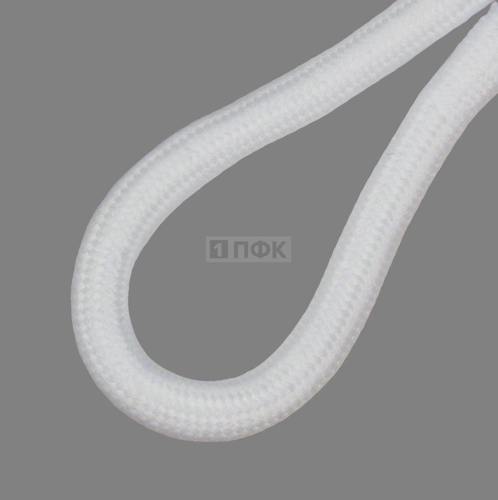 Шнурок 6мм 120см цв 101 белый (уп 100шт/2500шт)
