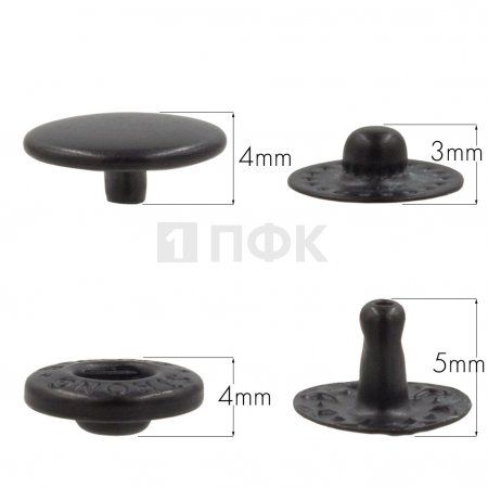 Кнопка для одежды 10мм Альфа сталь цв оксид (уп 1440шт) STRONG Кнопка для одежды 10мм Альфа сталь цв оксид (уп 1440шт) STRONG