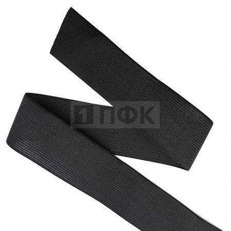 Резинка вязанная 60мм 24 гр/м цв черный (рул 40м/уп 200м)