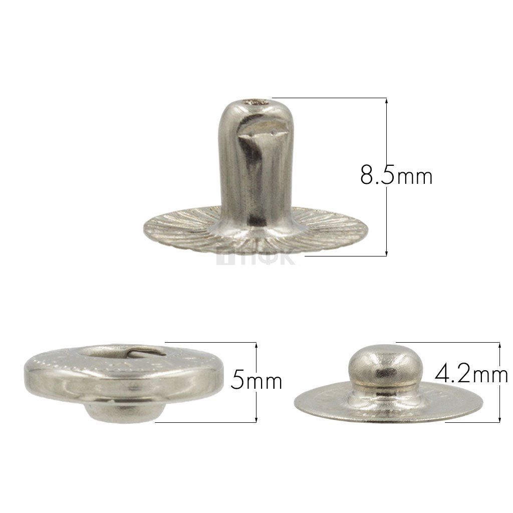 3 Части кнопки для одежды 15мм Альфа нерж цв никель (уп 720шт) NEW STAR — ПФКР 3 Части кнопки для одежды 15мм Альфа нерж цв никель (уп 720шт) NEW STAR