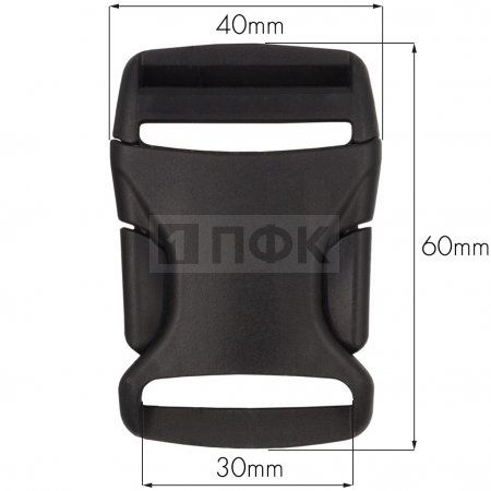 Фастекс ZF-30 (защелка-трезубец) ПА 30мм цв черный (уп 1000шт) Фастекс ZF-30 (защелка-трезубец) ПА 30мм цв черный (уп 1000шт)