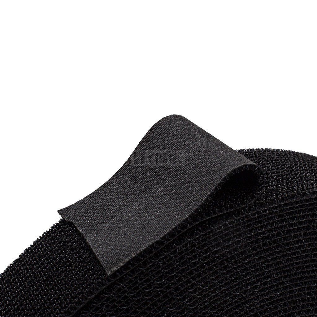 Лента контактная пришивная (липучка/велькро) ГИБРИДНАЯ "2в1" 40(38)мм цв черный (рул 25м/кор 600м)