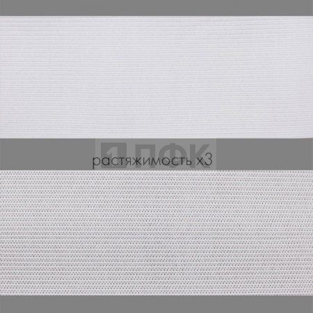 Резинка вязанная 60мм 19.98 гр/м цв белый (рул 40м/уп 200м)