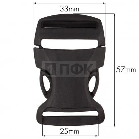 Фастекс БФ-25 (защелка-трезубец) ПА 25мм цв черный (уп 100шт) Фастекс БФ-25 (защелка-трезубец) ПА 25мм цв черный (уп 100шт)