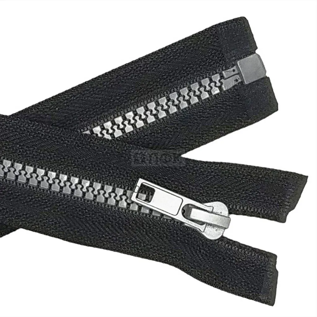 Молния тракторная тип 5 65см разъем цв 322 ус.зв. серый зуб груша (уп 100шт)