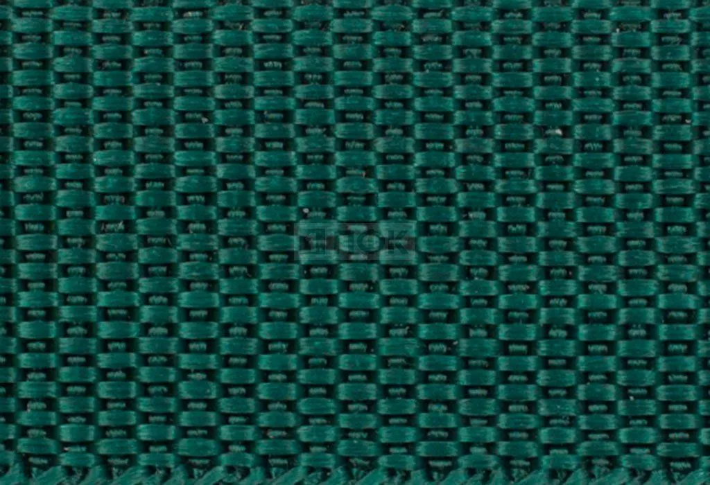 Стропа текстильная (лента ременная) 50мм 30 гр/м цв 310 зеленый тем (рул 50м/уп 3000м)