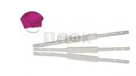 Штрипки цв прозрачный (уп 500шт) Россия