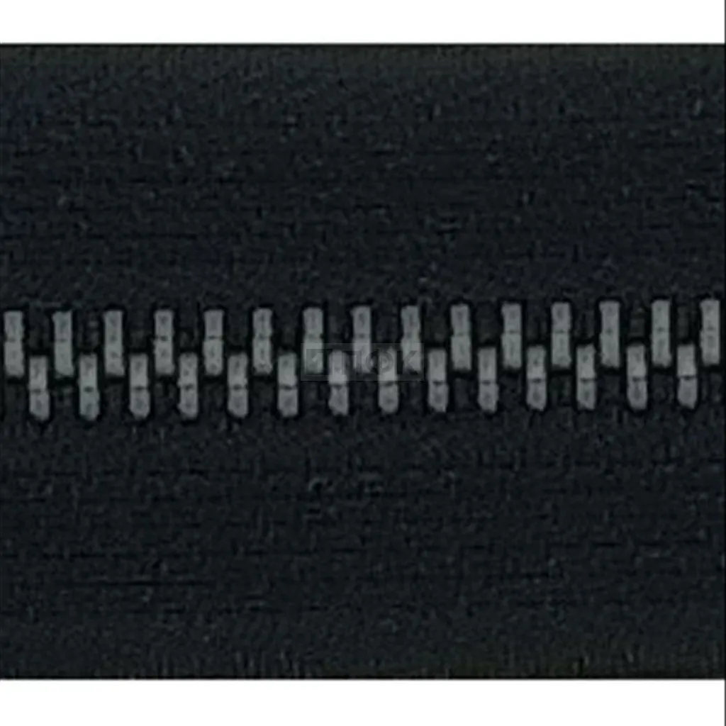 Молния металлическая тип 8 75см разъем цв черный 322 зв оксид (уп 50шт) — ПФКР Молния металлическая тип 8 75см разъем цв черный 322 зв оксид (уп 50шт)